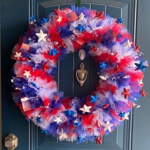 Wreath for month of July ! 🇺🇸♥️